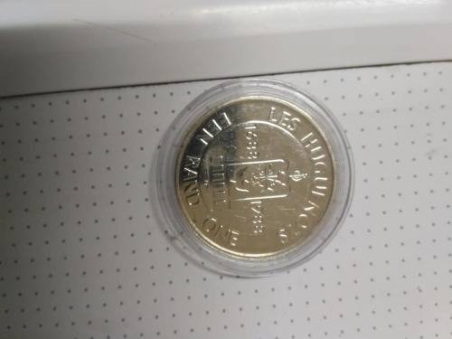 1988 Huguenots Silver R1 Unc Details