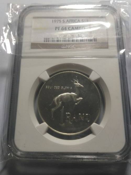 1975 Proof PF64 Cameo graded by NGC Silver R1