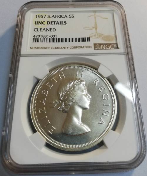 1957 NGC 5 Shillings Crown