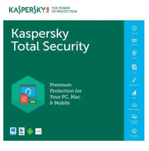 Kaspersky Total Security - 1 Device , 1 Year (Windows)