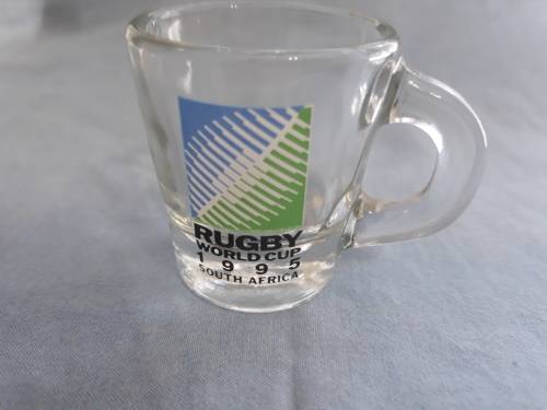 Collectors Rugby World Cup 1995.Bar Tot Measure.In box. R 80.00 View scans