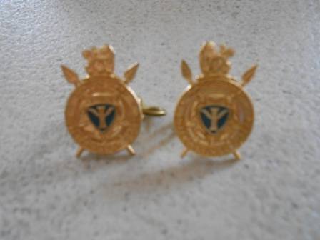 Rhodesian Intelligence Collar Badges - Matching Pair
