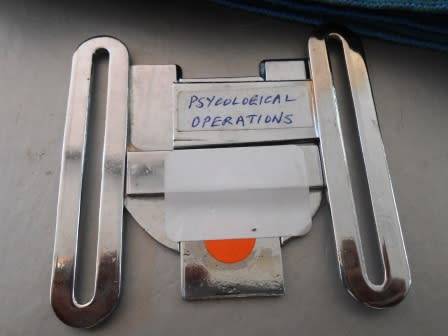 Rhodesian Psychological Warfare Belt Buckle and Belting