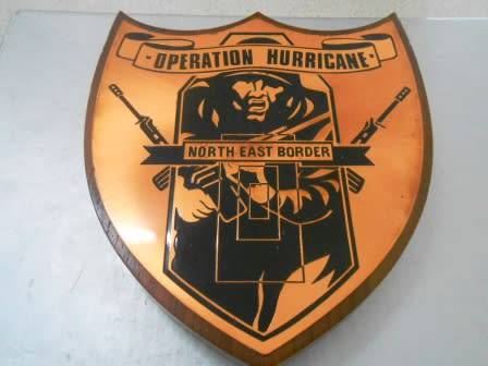 Rhodesian Operation Hurricane Plaque