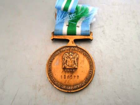 Unitas Medal Set (Full size and Miniature )