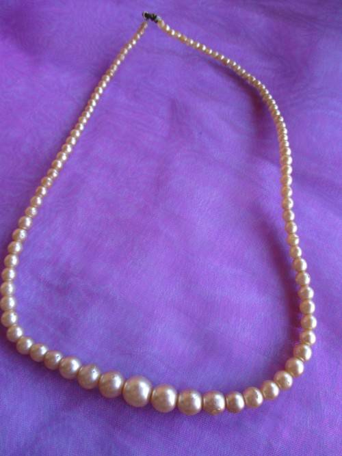 Vintage 37cm Pearl necklace - 51 years old