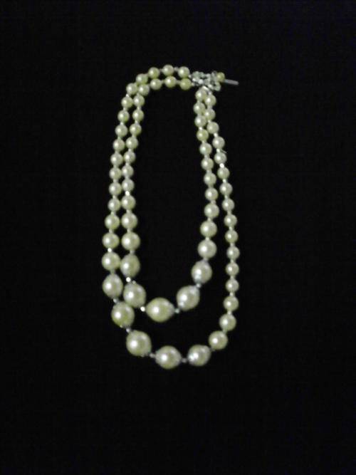 Vintage Double String of Pearls