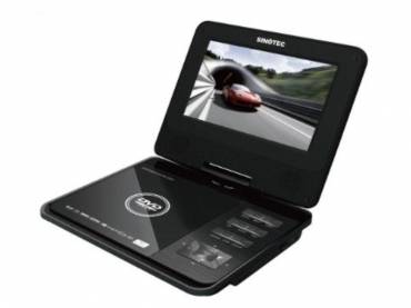 Sinotec 7 inch Swivel Screen Portable DVD Player-as new-still has protective plastic on outer cover