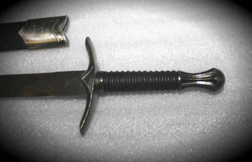 Hand Grafted Dagger with Sheath Stainless steel  395x95mm - blade 247mm Made in China