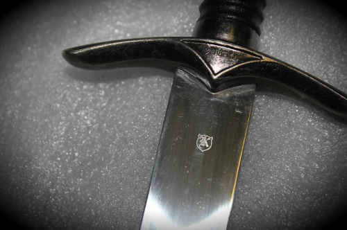 Hand Grafted Dagger with Sheath Stainless steel  395x95mm - blade 247mm Made in China