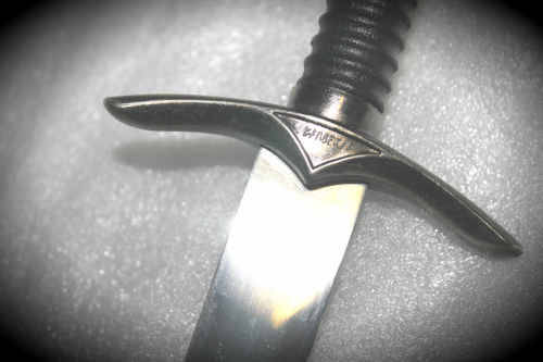 Hand Grafted Dagger with Sheath Stainless steel  395x95mm - blade 247mm Made in China