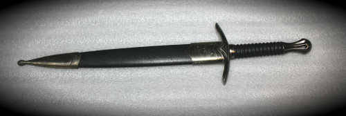 Hand Grafted Dagger with Sheath Stainless steel  395x95mm - blade 247mm Made in China