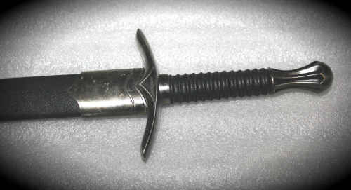 Hand Grafted Dagger with Sheath Stainless steel  395x95mm - blade 247mm Made in China