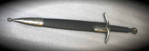 Hand Grafted Dagger with Sheath Stainless steel  395x95mm - blade 247mm Made in China