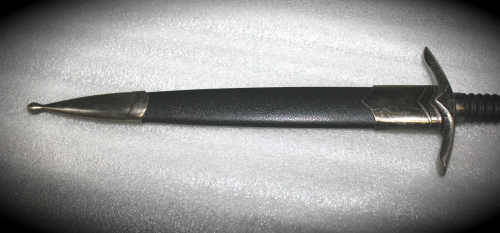 Hand Grafted Dagger with Sheath Stainless steel  395x95mm - blade 247mm Made in China