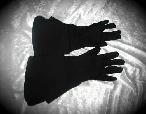 Masonic Black Gloves