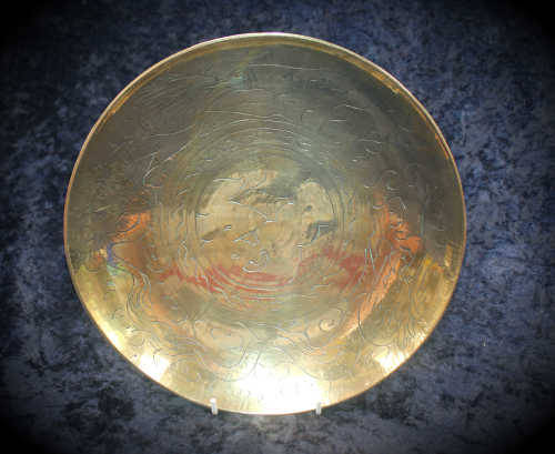 Brass Wall Plague 227mm -410g