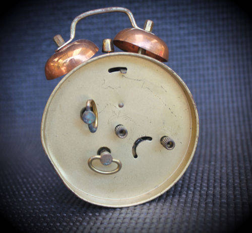 Vintage Two Bell Presta German alarm Clock- NOT WORKING- West Germany