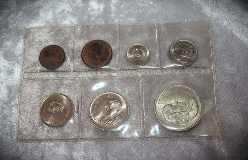 1968 ENG SA Mint issued UNC set  Silver R1 !!! _