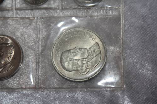 1968 ENG SA Mint issued UNC set  Silver R1 !!! _