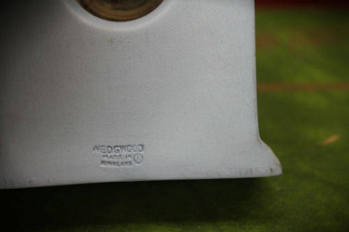 Wedgewood Jasper ware Clock 85mm x75mmx28mm