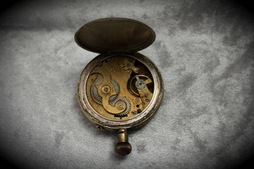 Vintage Swiss Made Superior Railway Timekeeper Pocket Watch -for spares or repairs -not working