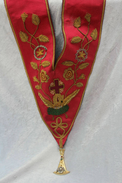 Masonic regalia Masonic collar with Jewel