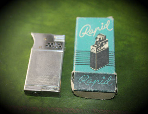 Vintage Rapid  Gas Lighter -in Box - never been used - needs Gas