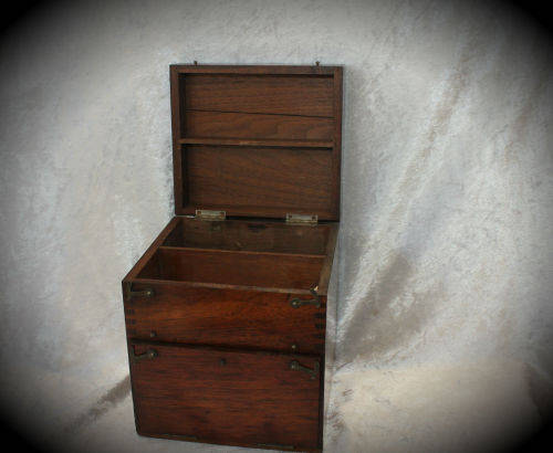 Portable induction apparatus The EROS Portable Medical Coil in wood box ..sold as found