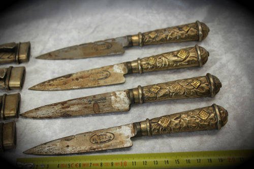 4 Vintage Tandil El Chaja Gaucho boot Daggers Made in Argentina