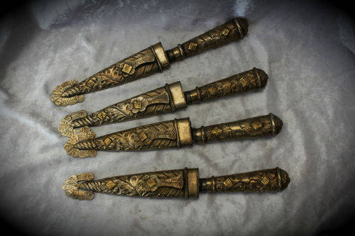 4 Vintage Tandil El Chaja Gaucho boot Daggers Made in Argentina