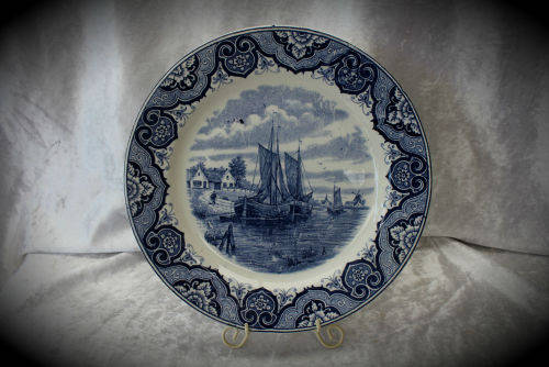 Antique ceramique maestricht Porcelain Plate - 250mm- Made in Holland