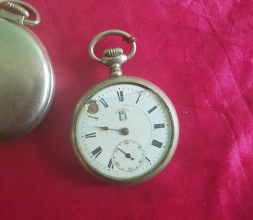 5 antique/Vintage Mechanical Pocket watches x 4 and 1 Stop watch -all need repairs