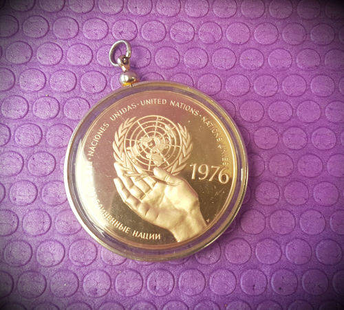 1976 United Nations Peace medal 45mm