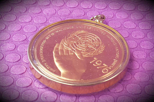 1976 United Nations Peace medal 45mm