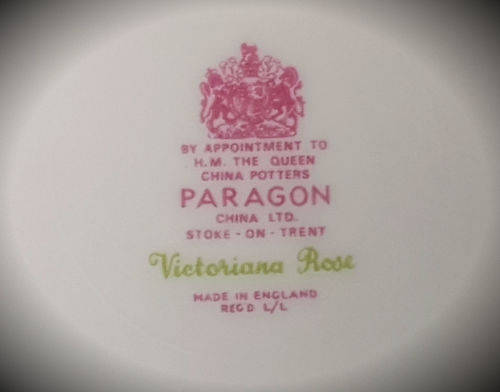 Vintage 1966- Paragon Victoriana Rose - TRIO- small cup fine bone china-never been used 11 Available