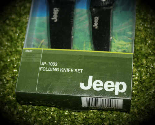 Jeep Folding Knife set by Master Cutlery INC. 440 Stainless steel- as new