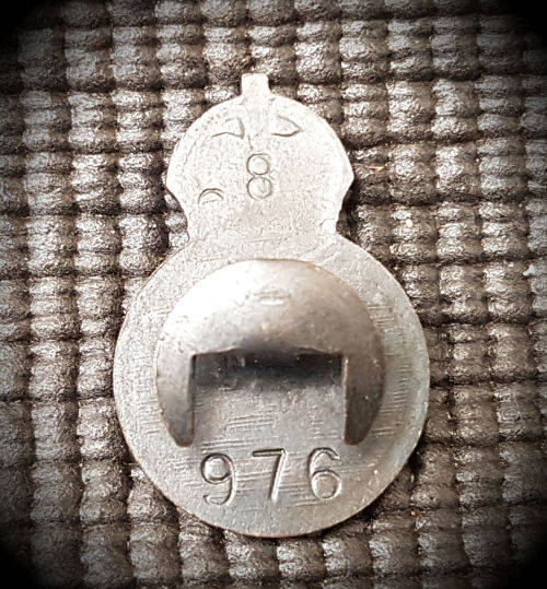 British South African CPS Civil Protection Services Badge from WW2. Bronze