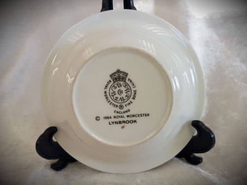 1964 Royal Worcester LYNBROOK Plate 115mm Fine Bone China England