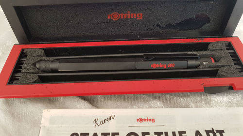 Vintage ROTRING 600 Fountain Pen in origanal box - no ink