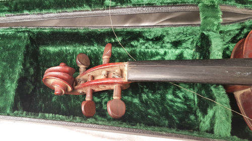 Vintage 1960/1970's German Richard Geipel Violin and Bow in Case needs Strings and TLC