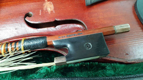Vintage 1960/1970's German Richard Geipel Violin and Bow in Case needs Strings and TLC