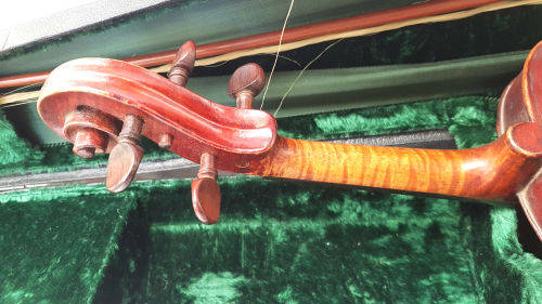 Vintage 1960/1970's German Richard Geipel Violin and Bow in Case needs Strings and TLC