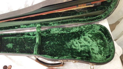 Vintage 1960/1970's German Richard Geipel Violin and Bow in Case needs Strings and TLC
