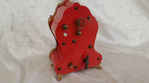 Vintage Uhrex Musical Alarm Mantel Clock (Made In Germany) not Running-alarm is working
