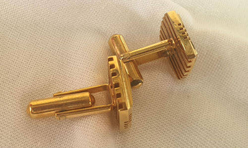 22kt Gold Plated Cufflinks in Box