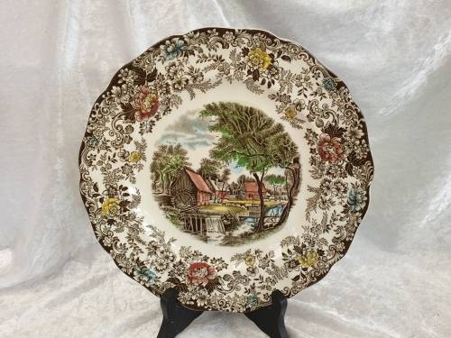 Vintage Genuine Handengraving MILLSTREAM Plate 227mm by Jhonson Bros england (5 available)