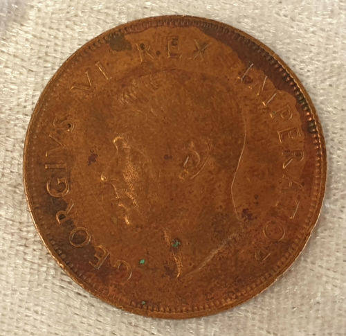 1944 ZAR 1d - 1 Penny George V Penny-