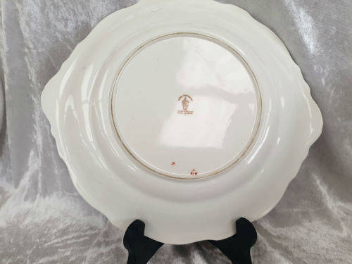 Vintage Royal Crown Derby Olde Avesbury Cake plate 255x288mm