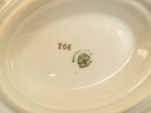 Vintage VICTORIA Czechoslovakia China Floral Gravy Boat 85x225x159mm (2 available)